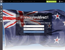 Tablet Screenshot of newzealanddirect.info